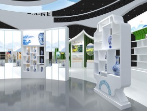 江西政府展展台模型
