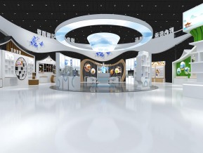 江西政府展展台模型