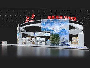 江西政府展展台模型