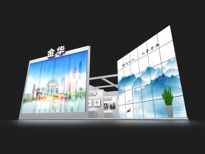金华政府展展台模型