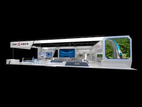 中车展台模型