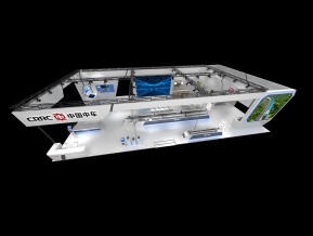 中车展台模型