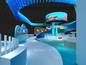 政府展展台模型