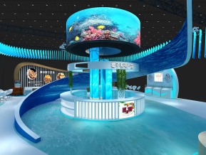 政府展展台模型