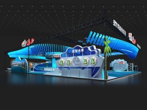 政府展展台模型
