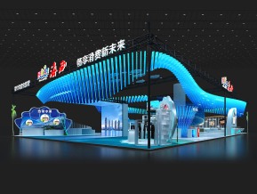 政府展展台模型