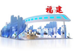 福建展台模型