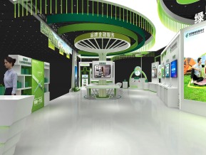 邮政储蓄金融展展台模型