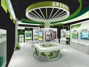 邮政储蓄金融展展台模型