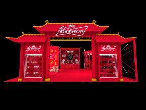 百威展览模型