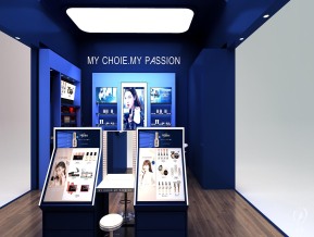 MISTINE展台模型