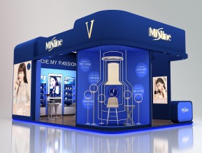 MISTINE展台模型