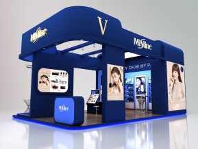 MISTINE展台模型