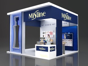 MISTINE展台模型