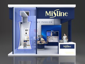MISTINE展台模型