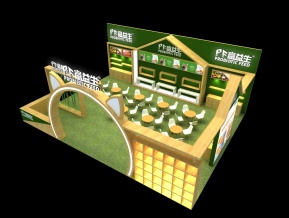 富益生展台模型