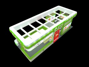 茶萃吧展览模型