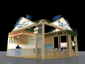沐白展台模型