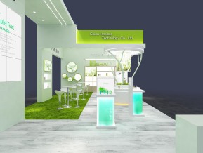 海思美容化妆品展台模型