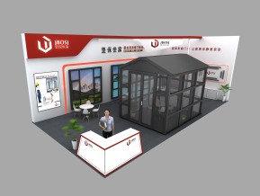 坚保世家门窗展位模型