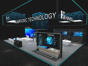 海思通讯电子科技展览模型