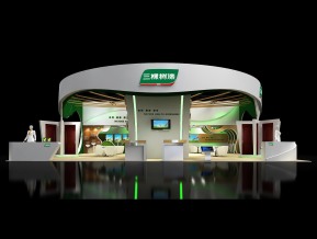 三棵树漆展览模型