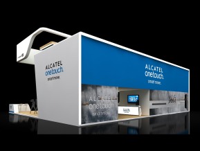 ALCATEL展台模型