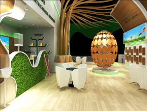 三棵树漆展览模型