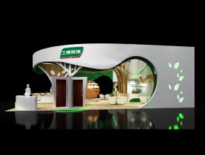 三棵树漆展览模型