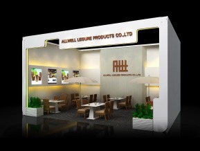 All Well展台模型