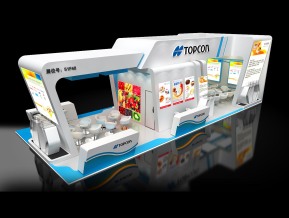 TOPCON展台模型
