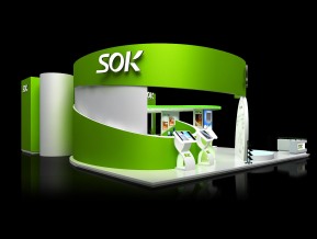 SOK展台模型