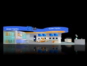 zte中兴展览模型