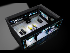 Live Burst展览模型