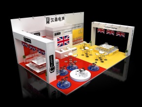 汉森电声展览模型
