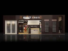 方腾窗饰展览模型