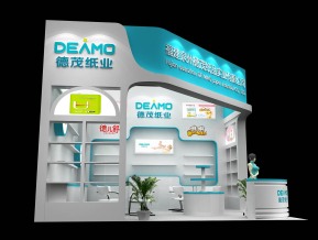 德茂纸业展览模型