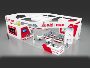 五羊自行车展览模型