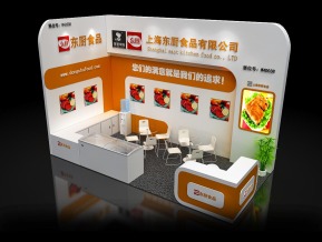 东厨食品展览模型
