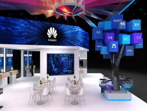 华为展览模型