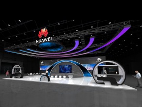 华为展览模型
