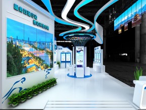 甘肃政府展展台模型