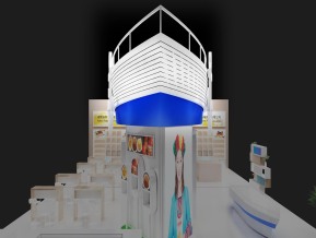 昊东食品展览模型