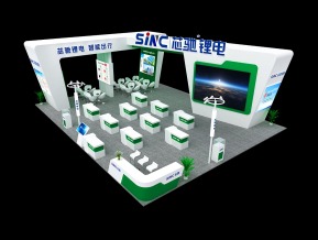 芯驰锂电展览模型