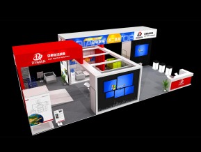 日牵物流展览模型