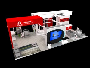 日牵物流展览模型