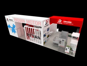 日牵物流展览模型