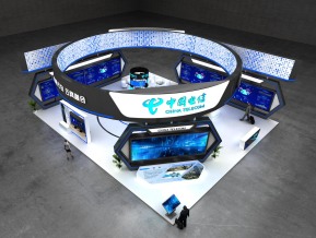 中国电信展览模型