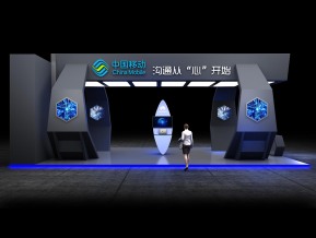 烈木展台模型