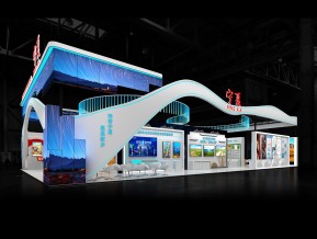 宁夏政府展展台模型